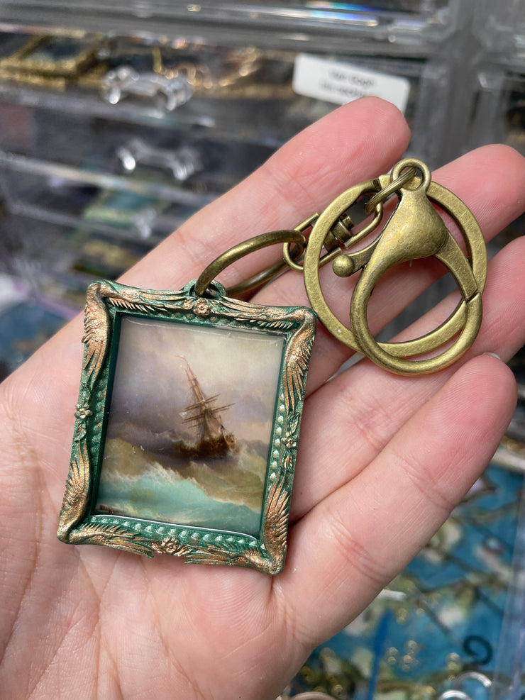 “Ship at Sea” Ivan Aivazovsky Keychain