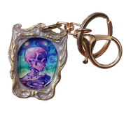“Colorful Smoking Skull” Lemoine Keychain
