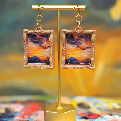 "Easter Sunset" Lemoine Original Earrings