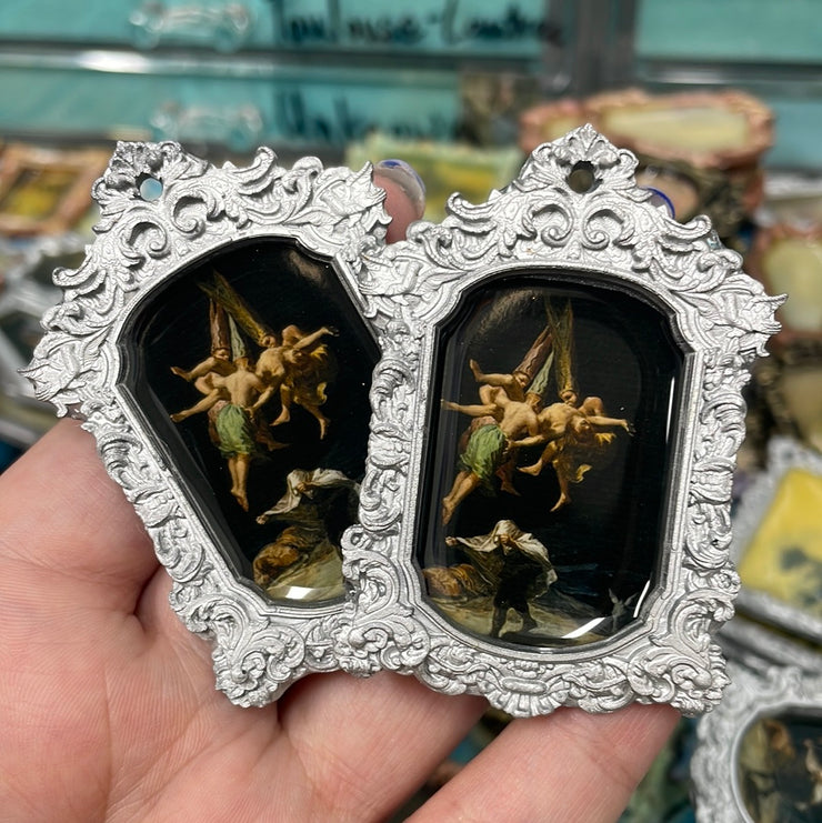 "Witches Flight" Goya Earrings