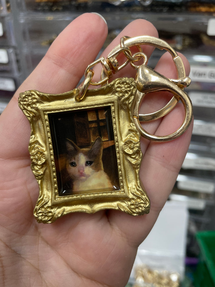 “El Gato Del Caravaggio” Lemoine Keychain