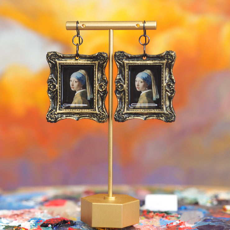 Vermeer "The Girl with the Girl with the Pearl Earring" Earrings