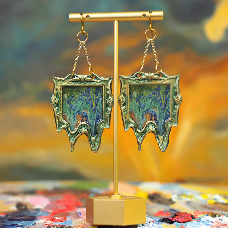 GOOEY "Iris" Van Gogh  Earrings