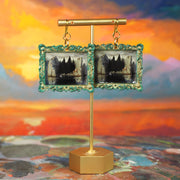 "Isle of the Dead" Arnold Böcklin Earrings