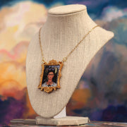 "Self-Portrait with Thorn Necklace and Hummingbird" Kahlo Statement Necklace