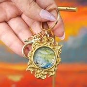 “Monet Waterlilies” in Medusa Frame Keychain