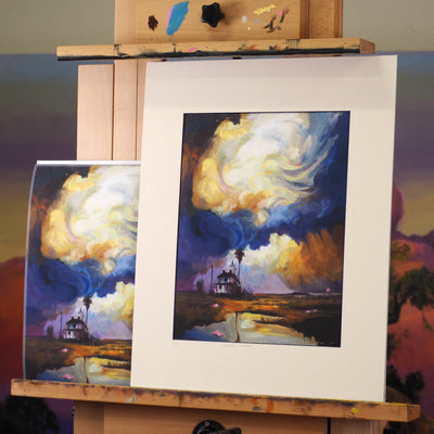 "Nature's Takeover" archival giclee canvas print