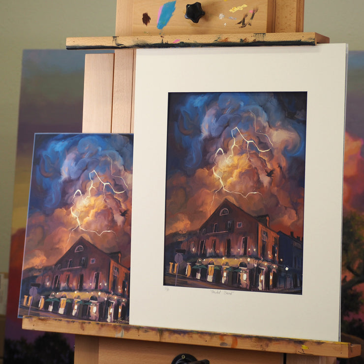"Haunted Barrel"  archival giclee canvas print