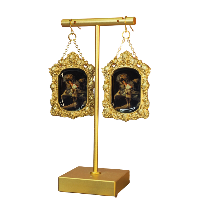 “Saturn Devouring his Son” Goya Earrings