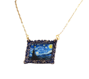 "Starry Night" Van Gogh  Necklace