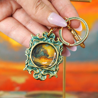 “Truth in the Fish Story's Lantern" Lemoine Keychain