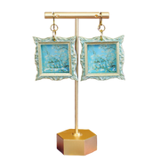Van Gogh "Almond Blossoms"  Earrings