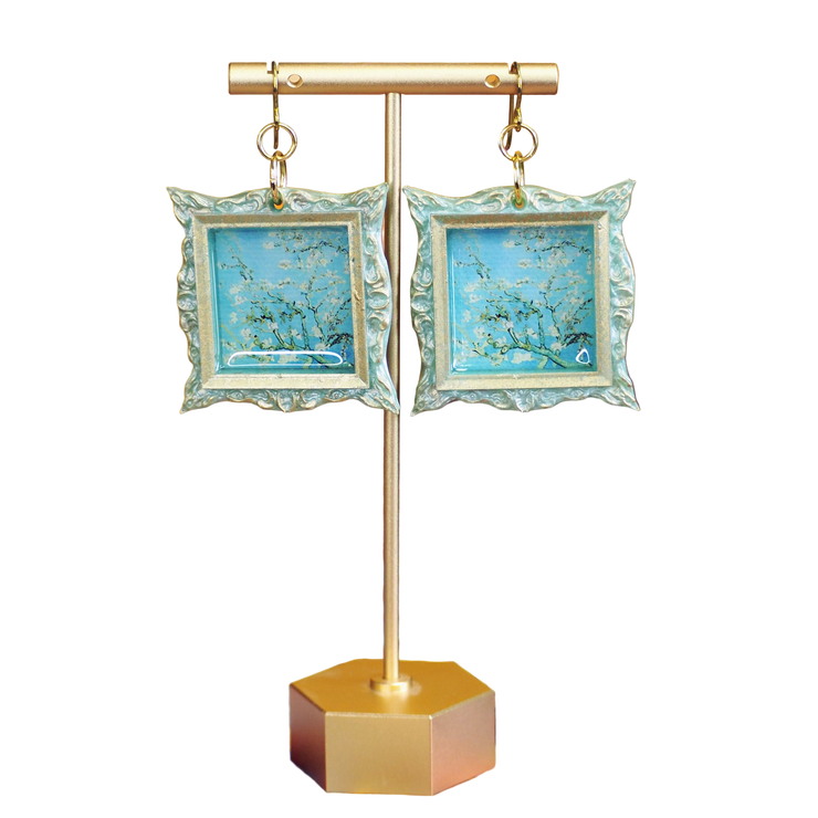 Van Gogh "Almond Blossoms"  Earrings