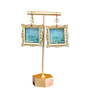 Van Gogh "Almond Blossoms"  Earrings