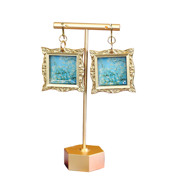 Van Gogh "Almond Blossoms"  Earrings