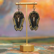 "The Bat Woman" Earrings by Albert Joseph Penot