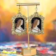 "Portrait of a Young Woman" Botticelli Earrings