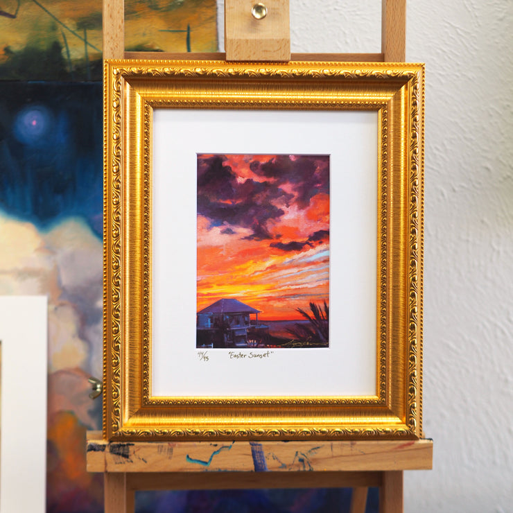 "Easter Sunset" archival giclee canvas print