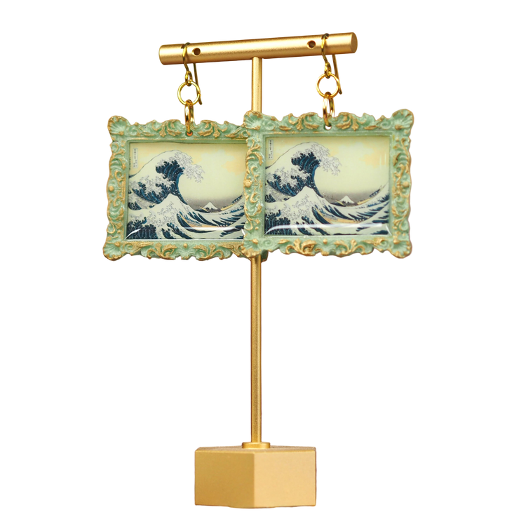 The Great Wave off Kanagawa by Hokusai Earrings
