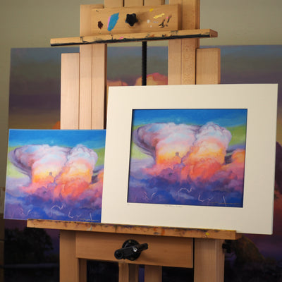 "Home Heaven, The Village" archival giclee canvas print