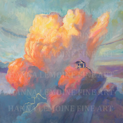 "Home Heaven: Above the Storm" archival giclee canvas print