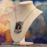 "Self-Portrait with Thorn Necklace and Hummingbird" Kahlo Statement Necklace