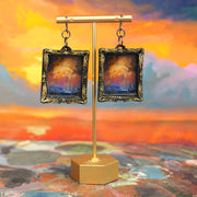 "Lady Kay" Lemoine Original Artwork Earrings