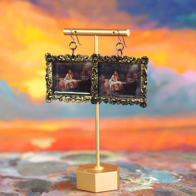 "Lady of Shalott" John William Waterhouse Earrings