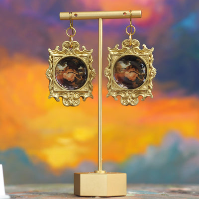 "The Garden of Hesperides" Frederic Leighton Earrings