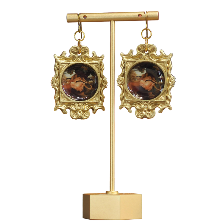 "The Garden of Hesperides" Frederic Leighton Earrings