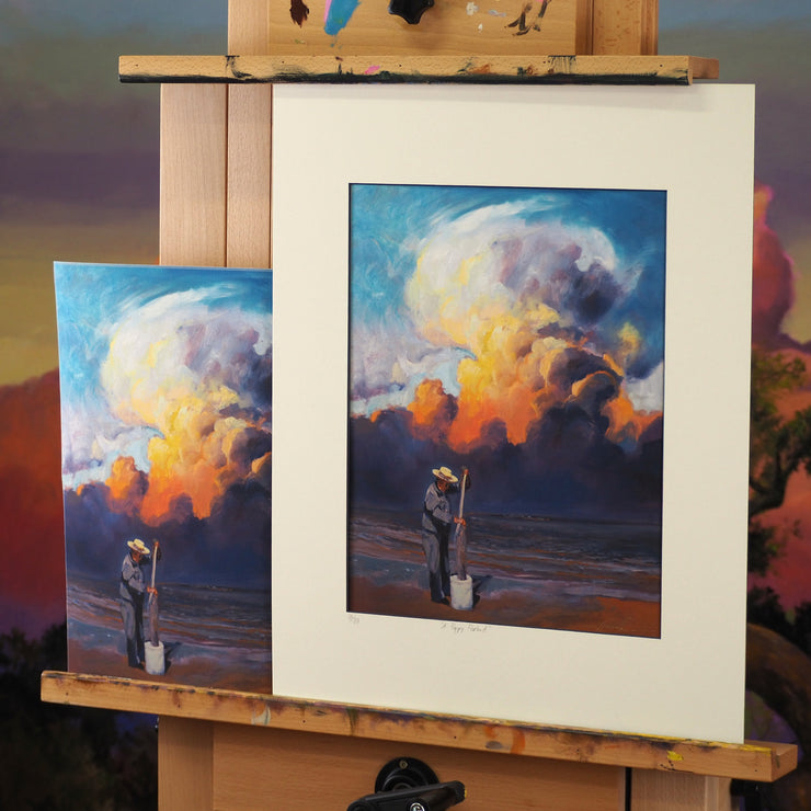 "A Pappy Portrait" archival giclee canvas print