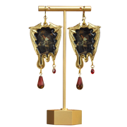 "Saturn Devouring his Son" Goya Earrings with Czech Beads