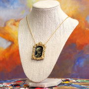 "Skull of a Smoking Skeleton" Necklace Van Gogh