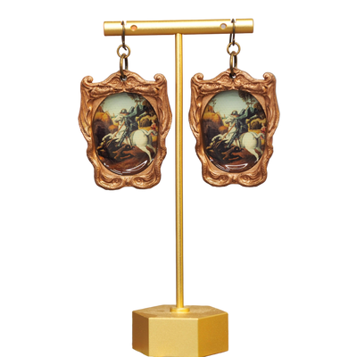 "St George and the Dragon" Raphael Earrings