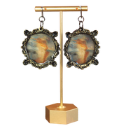 "The Burning of the Houses of Parliament" JMW Turner Earrings
