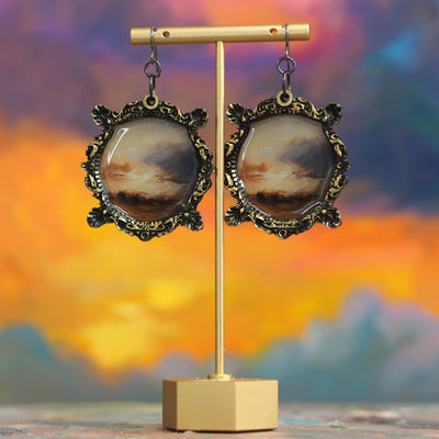 "Wreckers Coast of Northumberland" JMW Turner Earrings