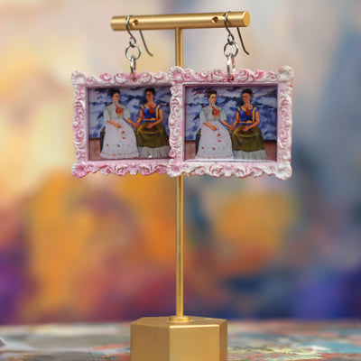 "The Two Fridas" Frida Kahlo Earrings