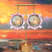 "Venus Rising from the Waves" Francois Boucher Earrings