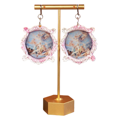 "The Triumph of Venus" Francois Boucher Earrings