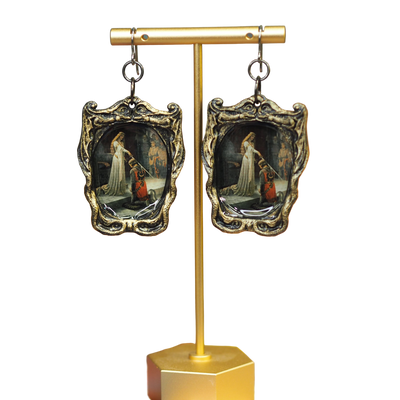 "The Accolade" Edmund Leighton For my Renaissance faire girlies Earrings