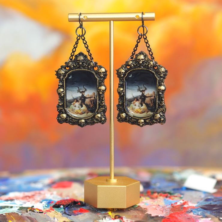 "Witches Sabbath” Goya Earrings