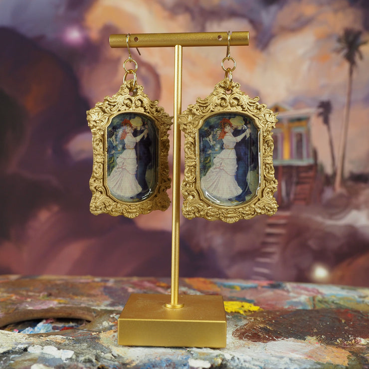 Renoir "Dance at Bougival" Earrings