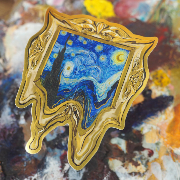 "GOOEY Starry Night" Mirror finish  Sticker