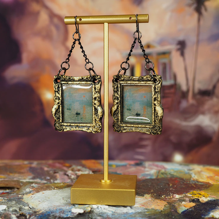 "Impression, Sunrise" Monet Earrings