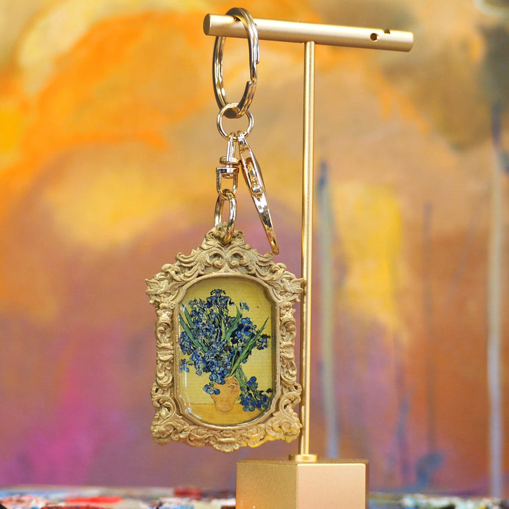 "Irises (In a Vase)" Van Gogh  Keychain