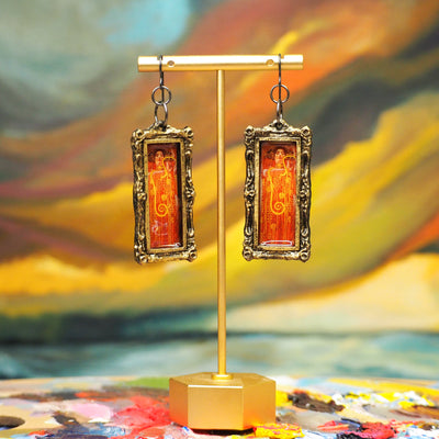 "Medicine" Klimt  Earrings