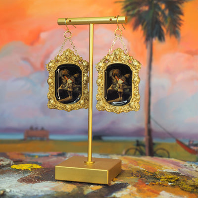 PREORDER “Saturn Devouring his Son” Goya Earrings (Up to Two months wait)