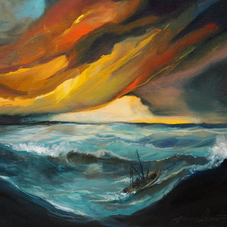 "Vortex” original oil on canvas 24"x30"