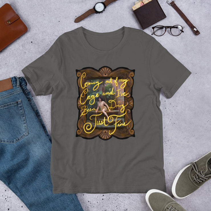 Truth Coming Out of Her Well to Shame Mankind Unisex t-shirt